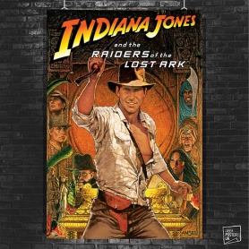 Постер Indiana Jones and the Raiders of the Lost Ark, Индиана Джонс. Размер  60x40см (A2). Глянцевая бумага, цена 160 грн - Prom.ua (ID#785930561)